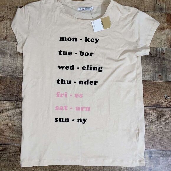 Women’s Pull&Bear Short Sleeve Tee - Picture 1 of 11